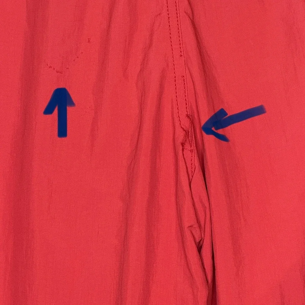 Columbia Swim Trunks Mens Red Omni Shade Cargo Shorts Fishing Hiking XL 42 Waist